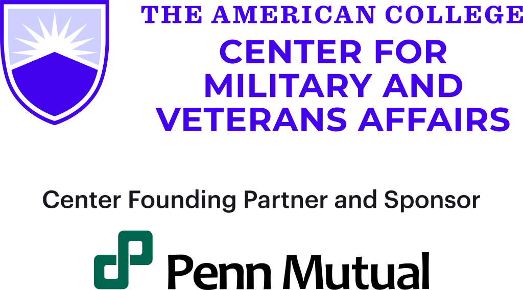 The American College of Financial Services Center for Military and Veterans Affairs